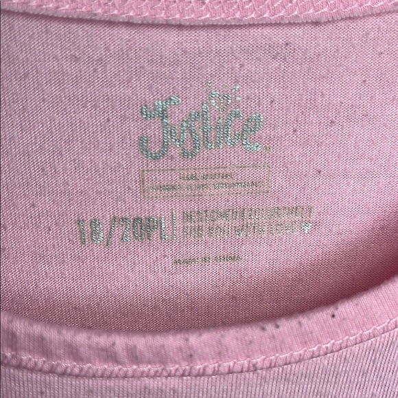 Justice Sleep Over Squad Pink Kids Pajamas - Picture 2 of 5